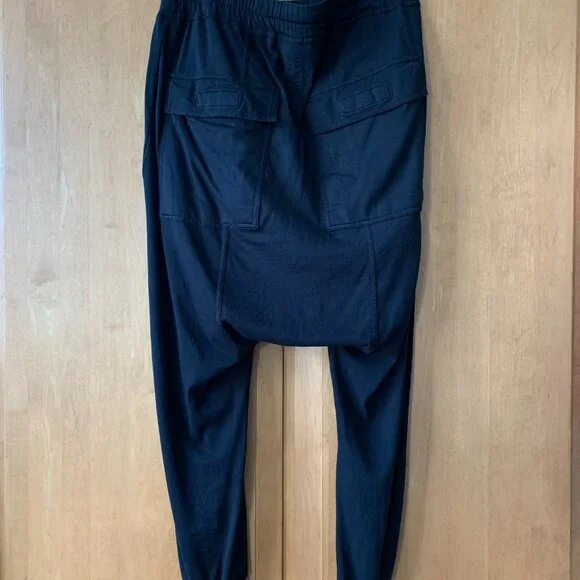 Rick Owens DRKSHDW BLACK drawstring lounge pants - Picture 7 of 15